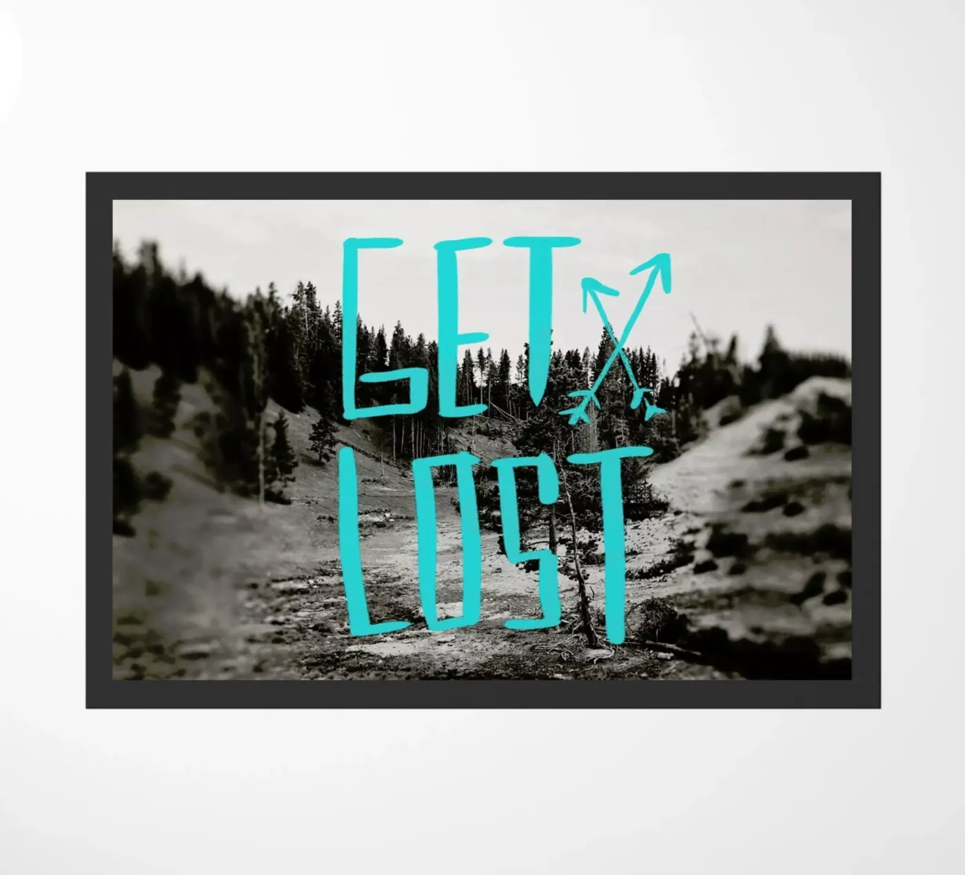 Get Lost - Teal zerbino da Leah Flores