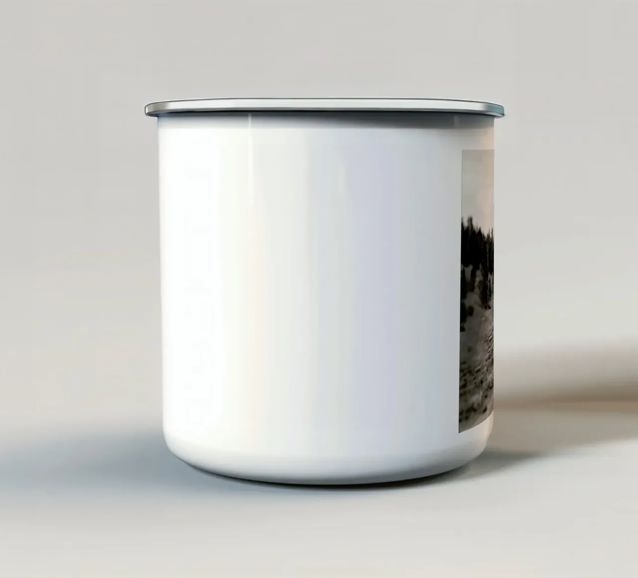 Get Lost - Teal tazza in smalto da Leah Flores