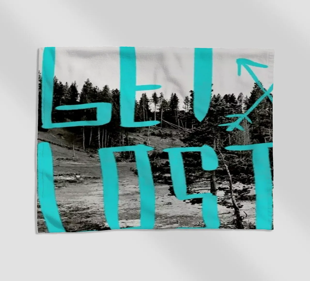 Get Lost - Teal telo mare da Leah Flores