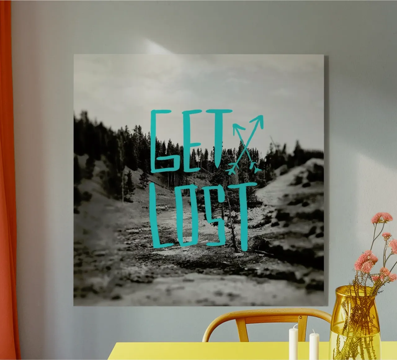 Get Lost - Teal plexiglass da Leah Flores