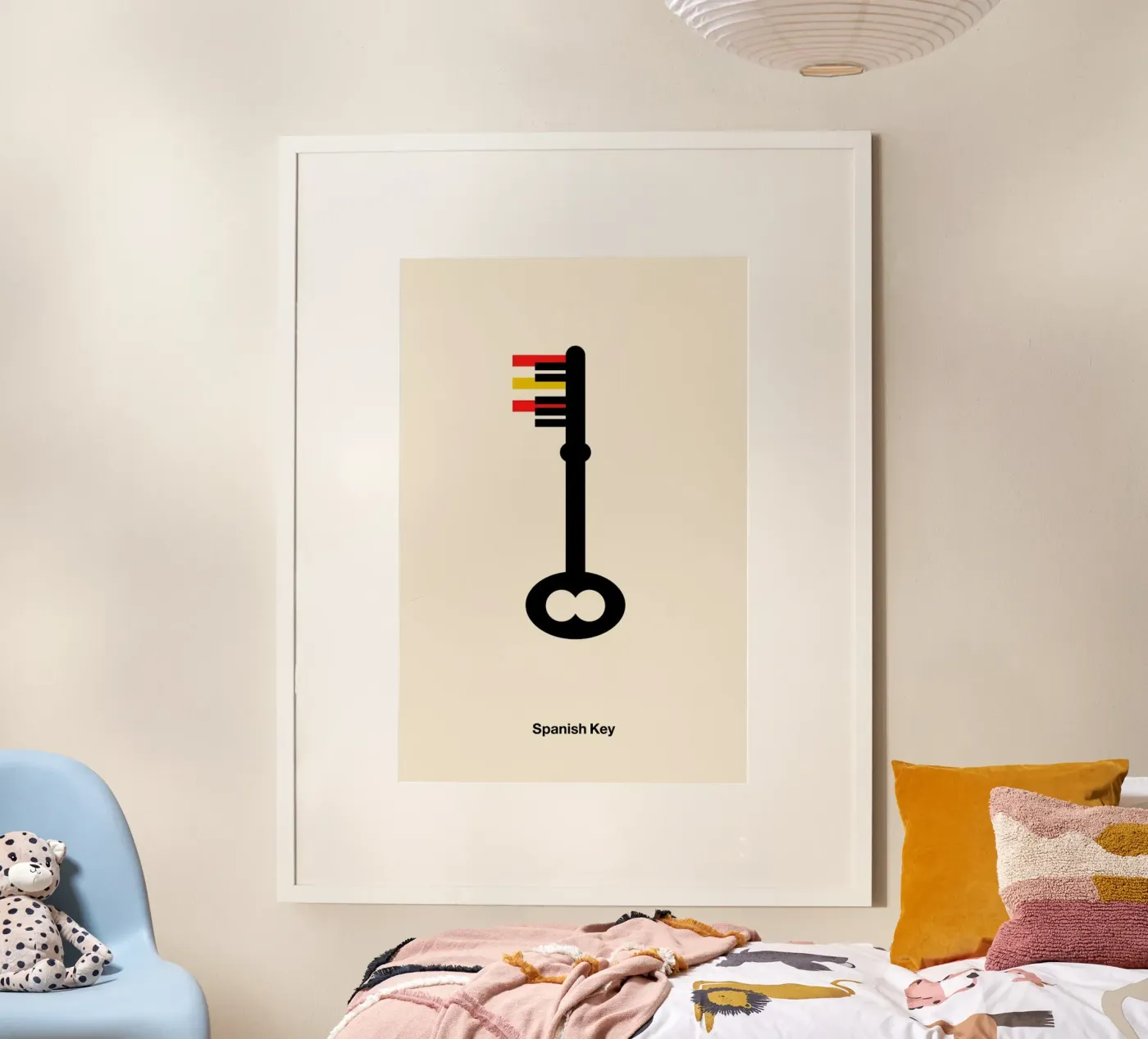 Spanish Key poster by Viktor Hertz