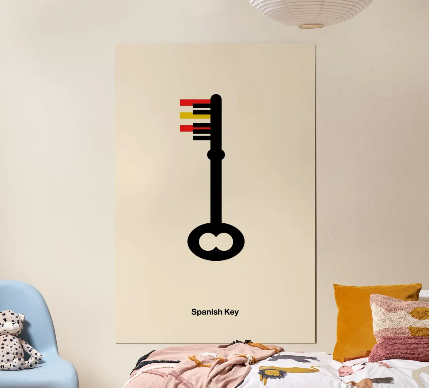 Spanish Key poster by Viktor Hertz