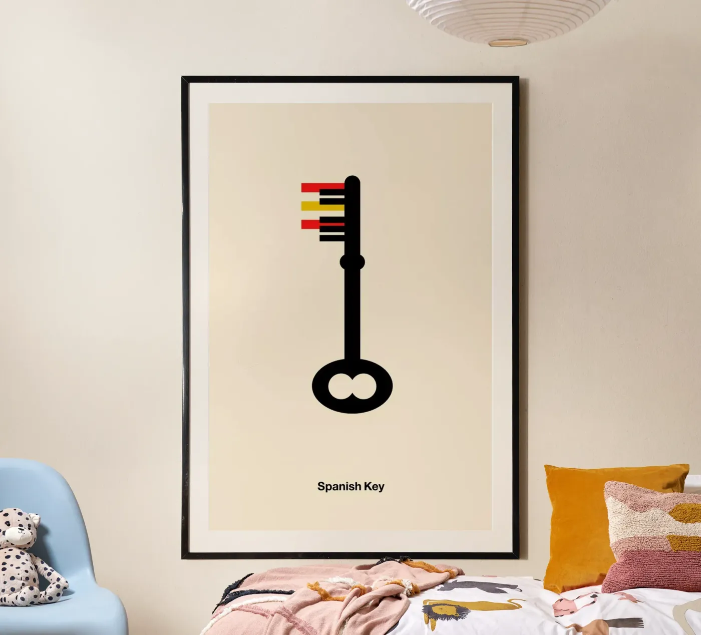 Spanish Key poster by Viktor Hertz