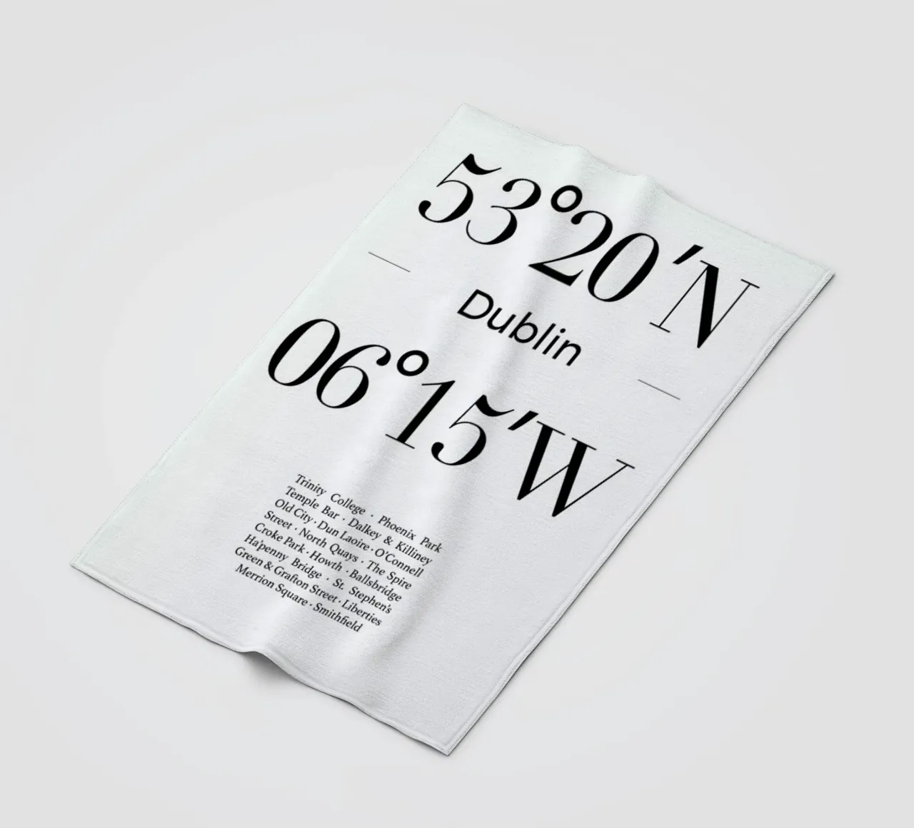 Dublin Fleecedecke von Studio One