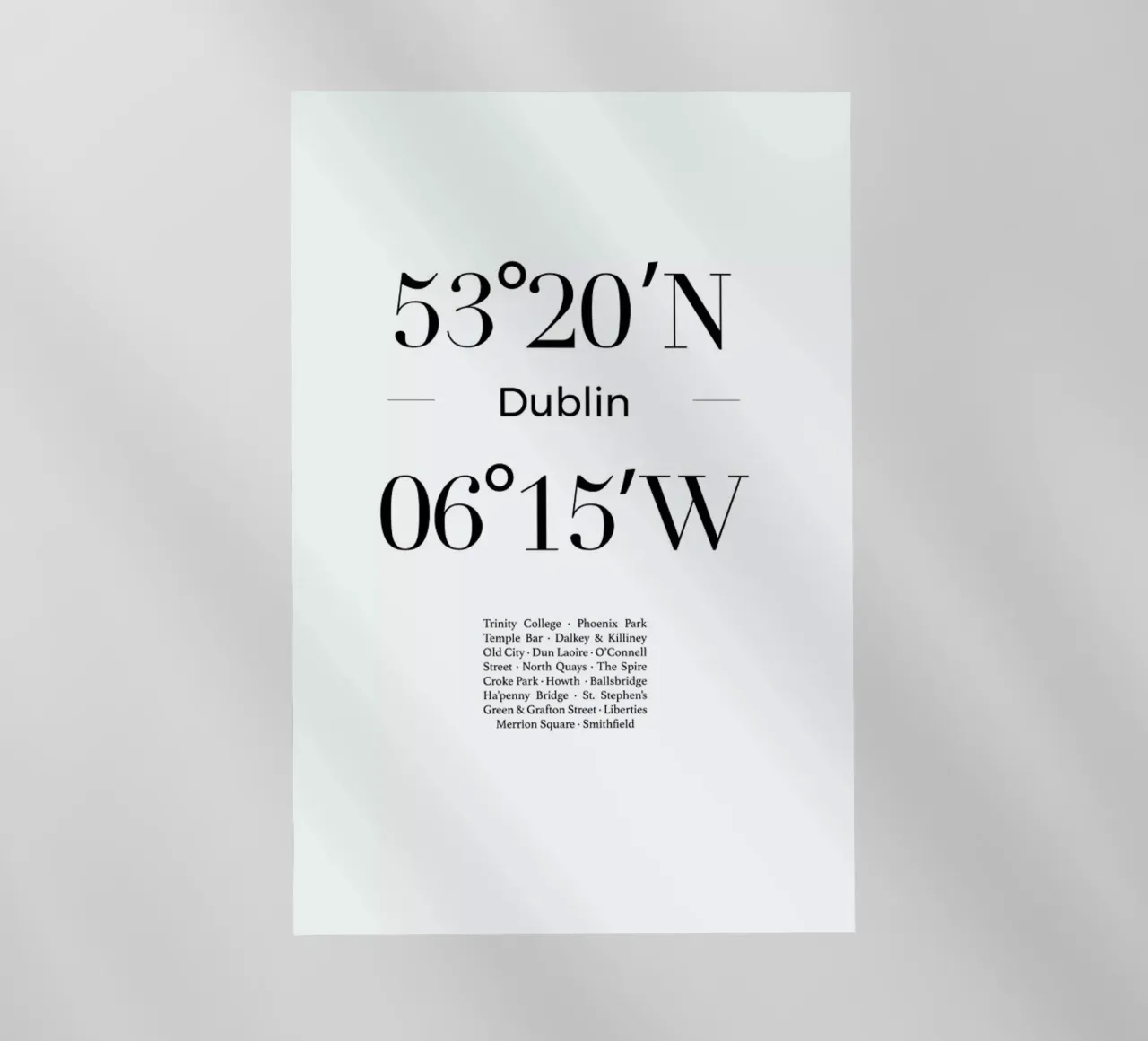 Dublin pellicola backlit da Studio One