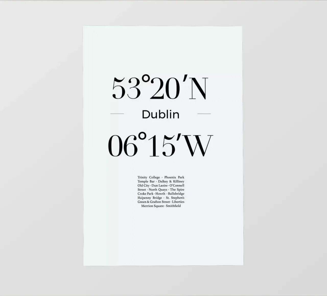 Dublin pellicola backlit da Studio One