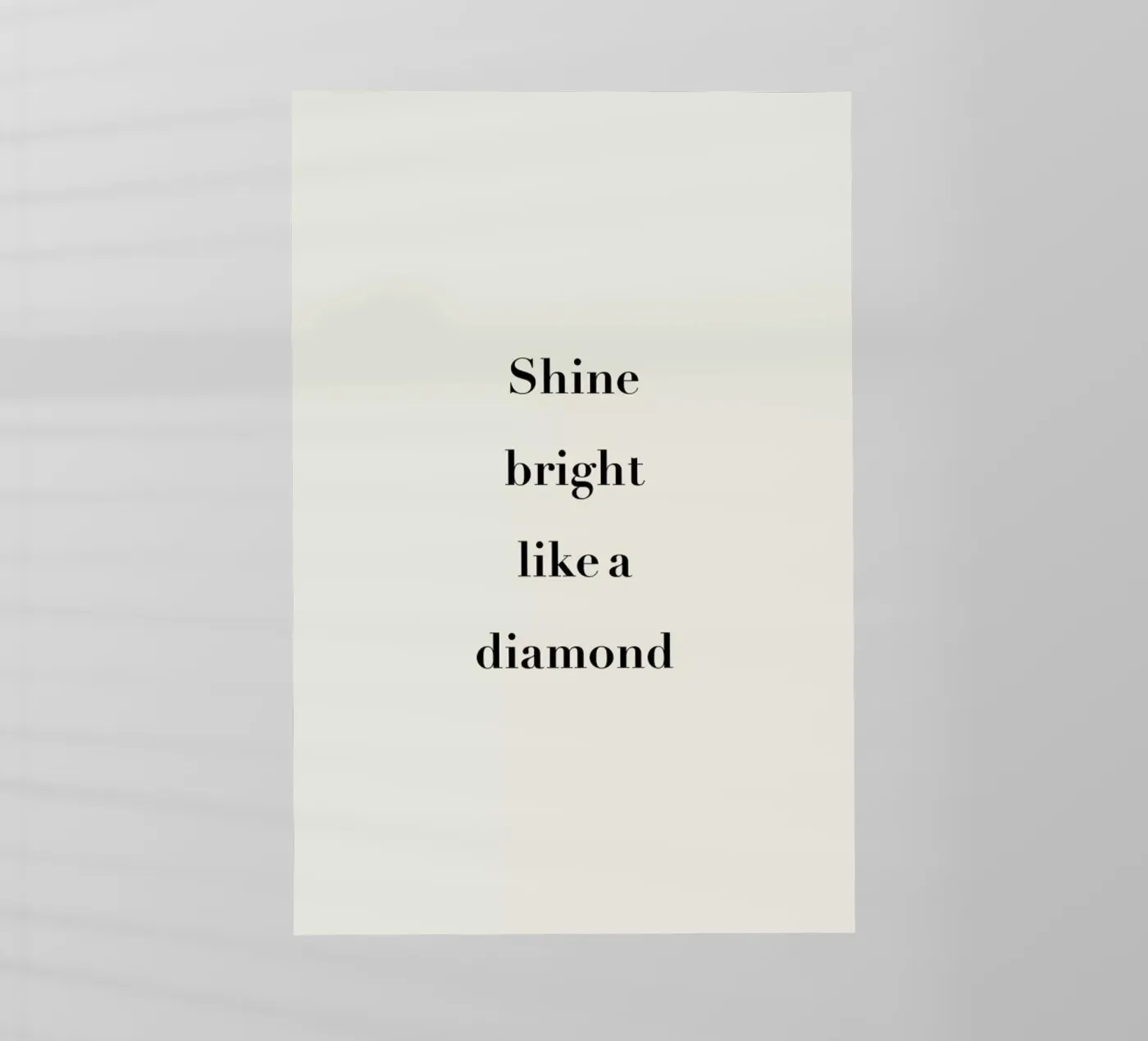 Shine Bright backlit folie van Studio One