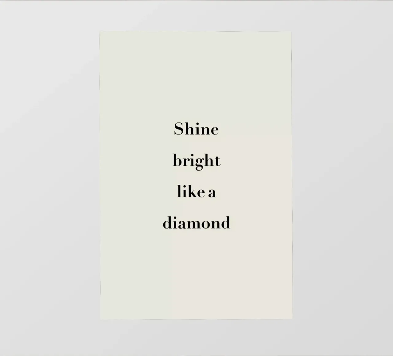 Shine Bright pellicola backlit da Studio One