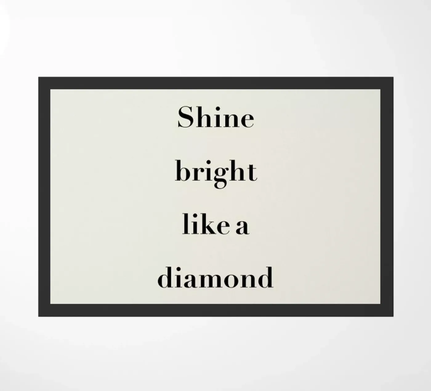 Shine Bright Fußmatte von Studio One