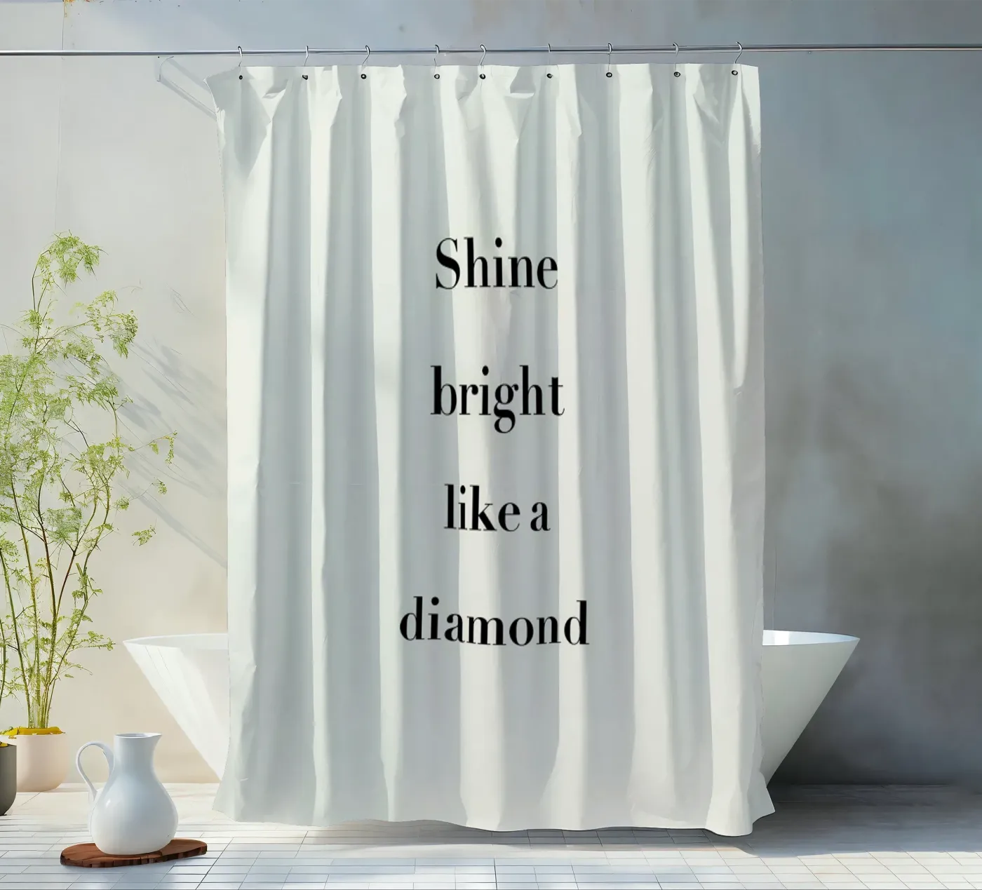Shine Bright Duschvorhang von Studio One