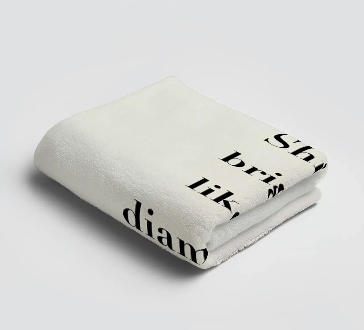 Shine Bright towel by Studio One