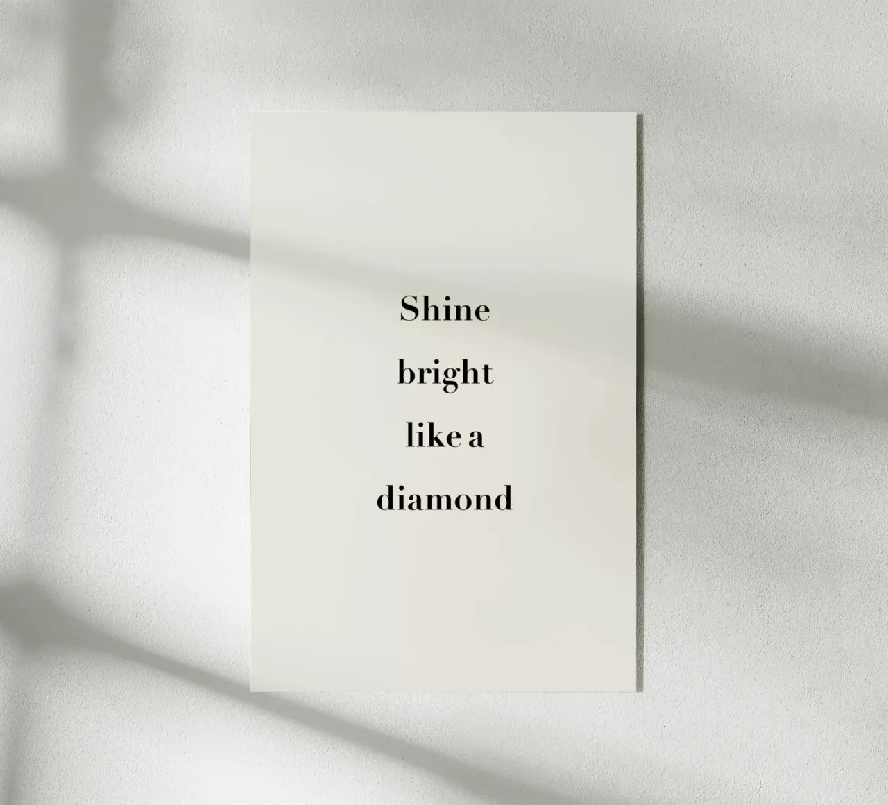 Shine Bright plexiglass da Studio One