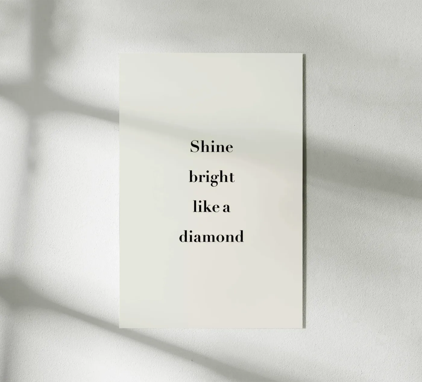 Shine Bright plexiglass da Studio One