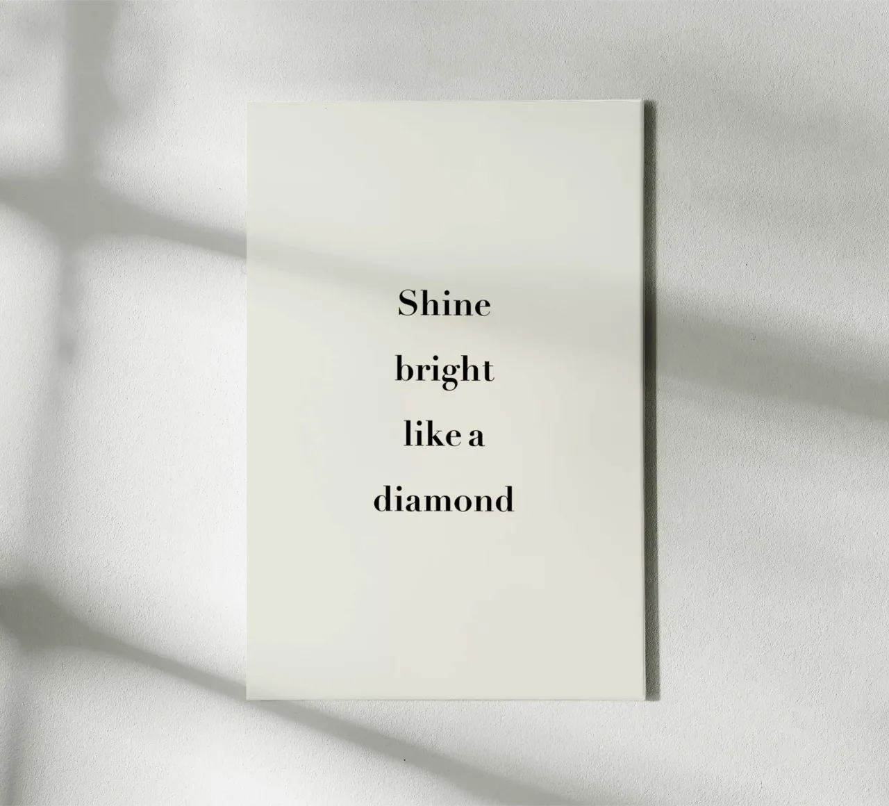 Shine Bright canvas by Studio One