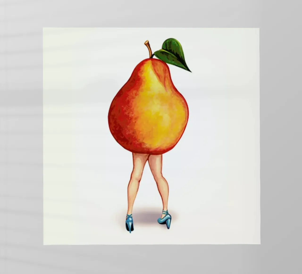 Fruit Girls Pear pellicola backlit da Kelly Gilleran