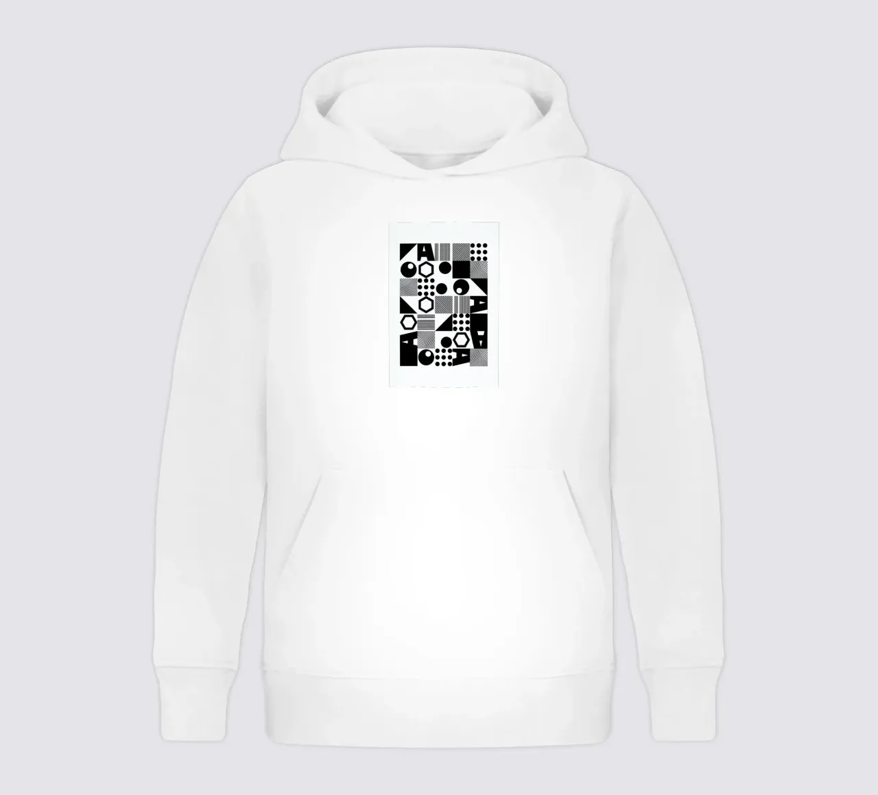 Geometric 2 kinder hoodie van Nordic Creators