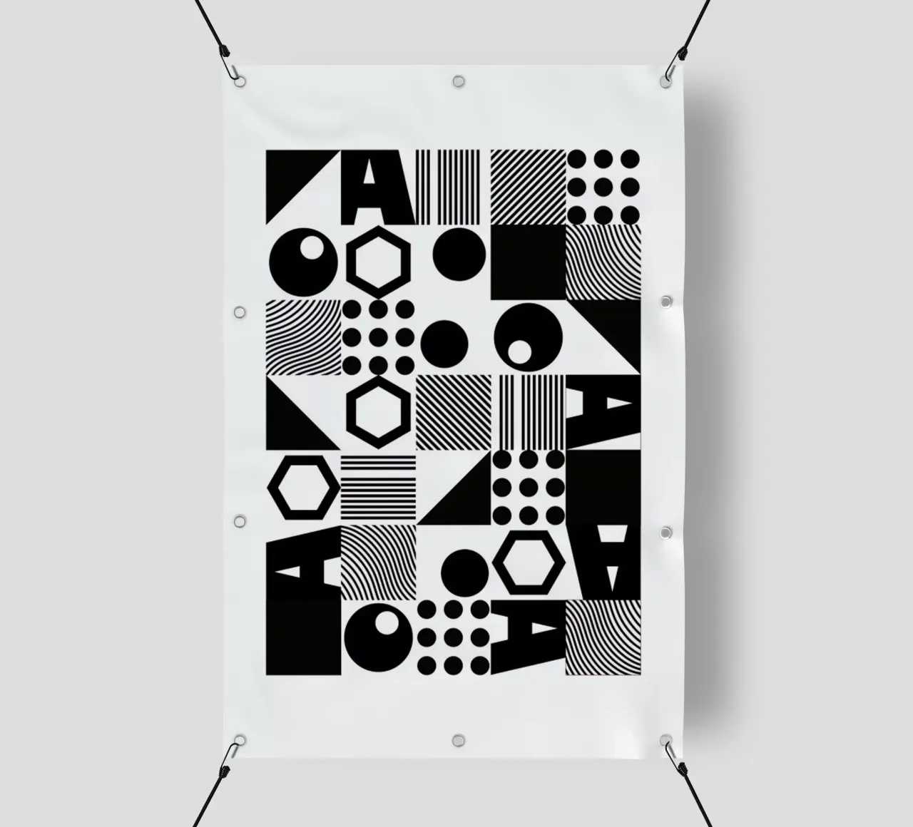 Geometric 2 telo in pvc da Nordic Creators