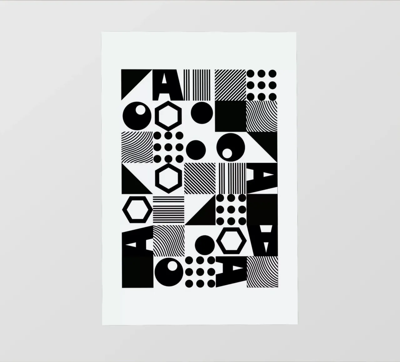Geometric 2 telo in pvc da Nordic Creators