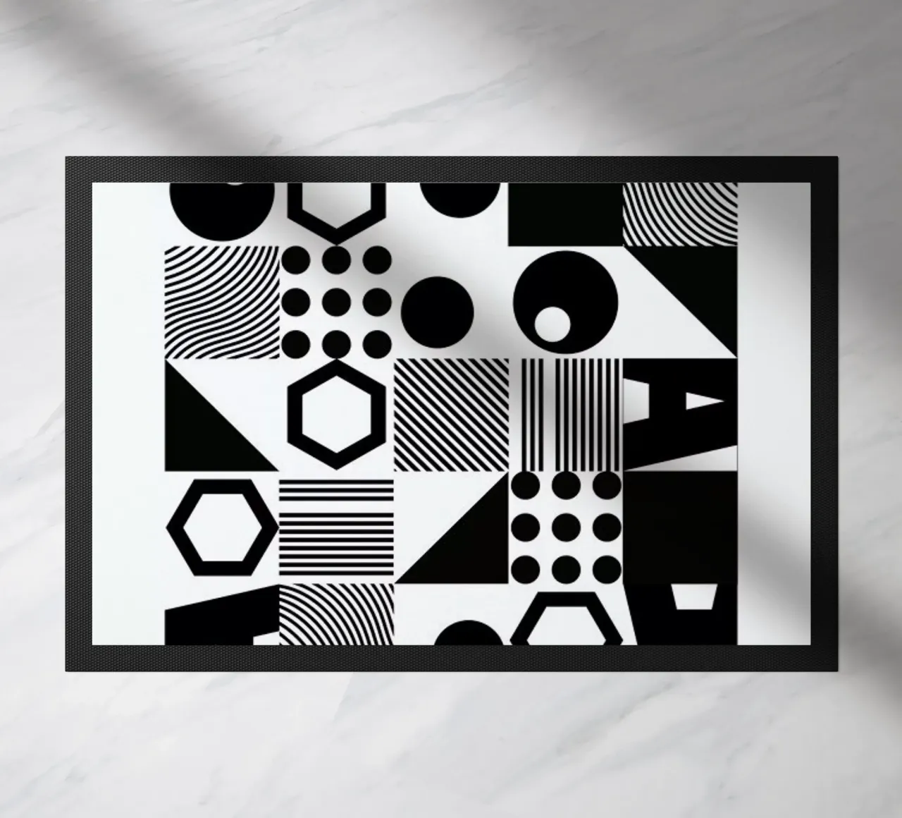 Geometric 2 doormat by Nordic Creators