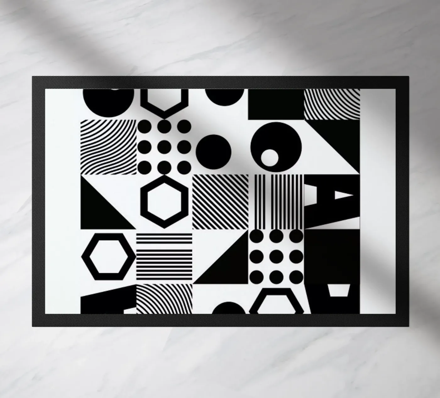 Geometric 2 doormat by Nordic Creators