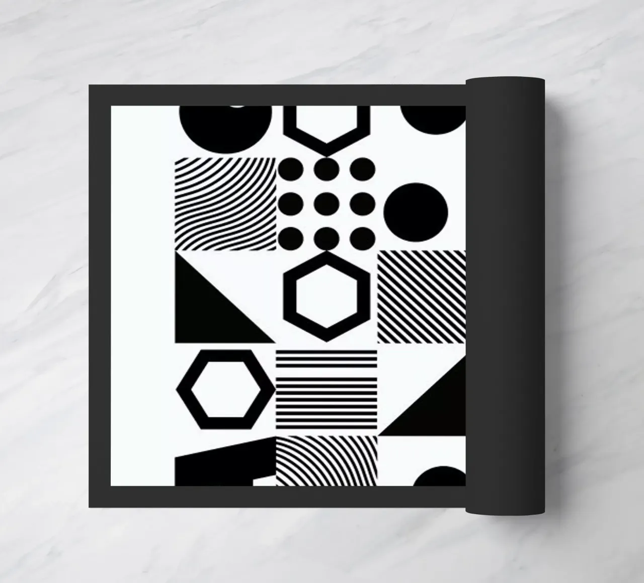 Geometric 2 doormat by Nordic Creators