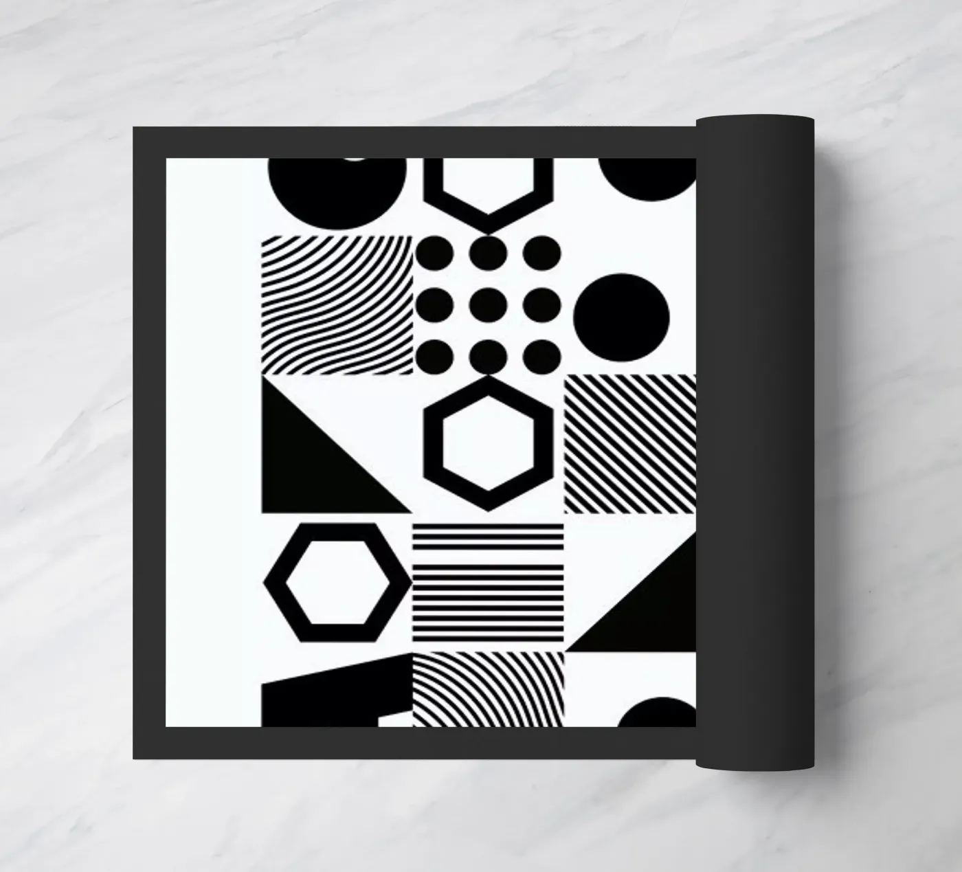Geometric 2 doormat by Nordic Creators