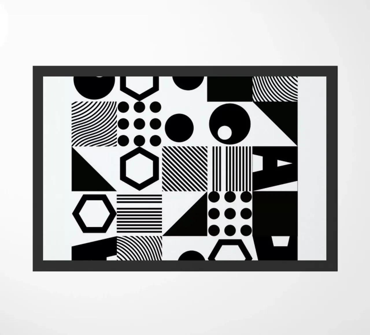 Geometric 2 doormat by Nordic Creators