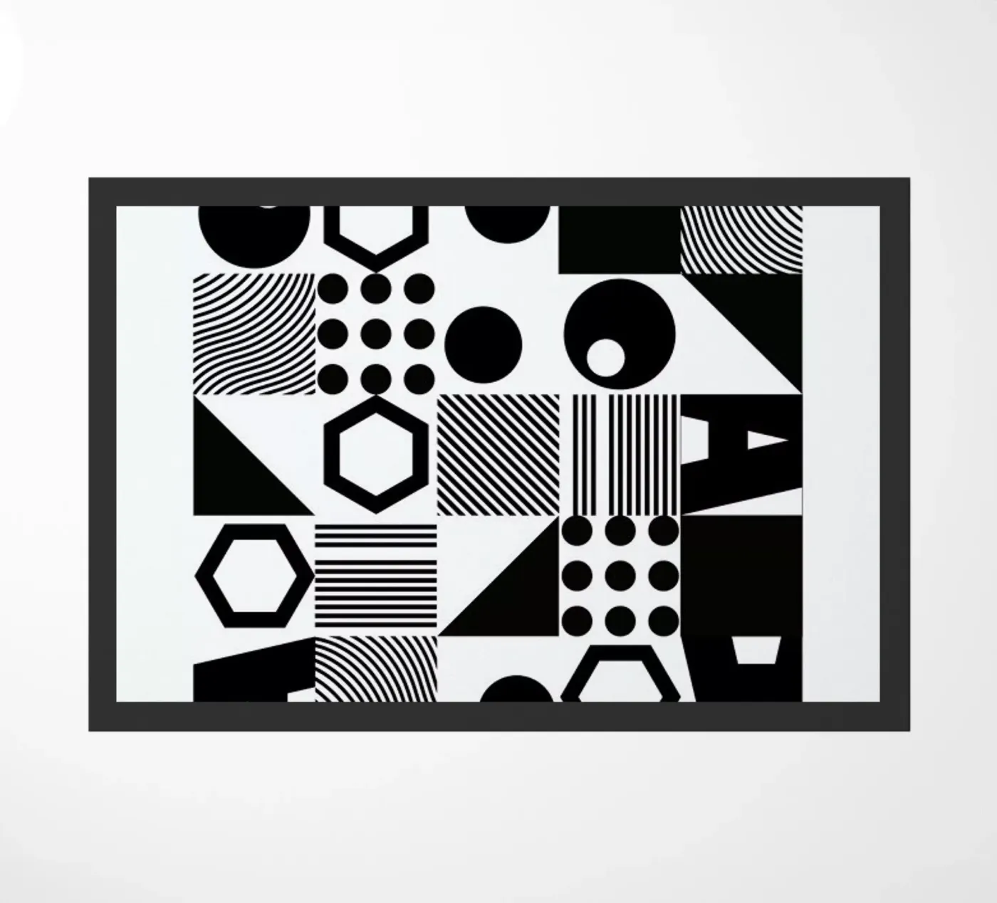 Geometric 2 doormat by Nordic Creators