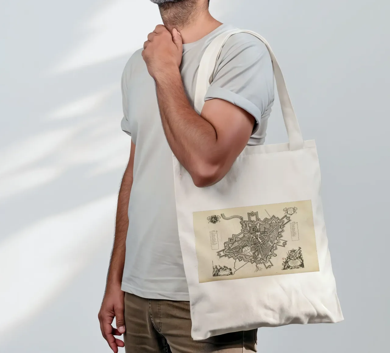 Breda, The Netherlands, 1652 borsa in juta da Artokoloro Quint Lox Ltd