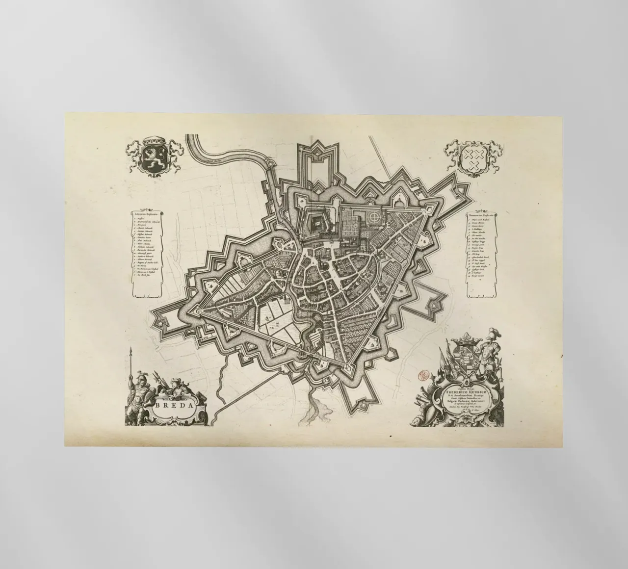 Breda, The Netherlands, 1652 pellicola backlit da Artokoloro Quint Lox Ltd