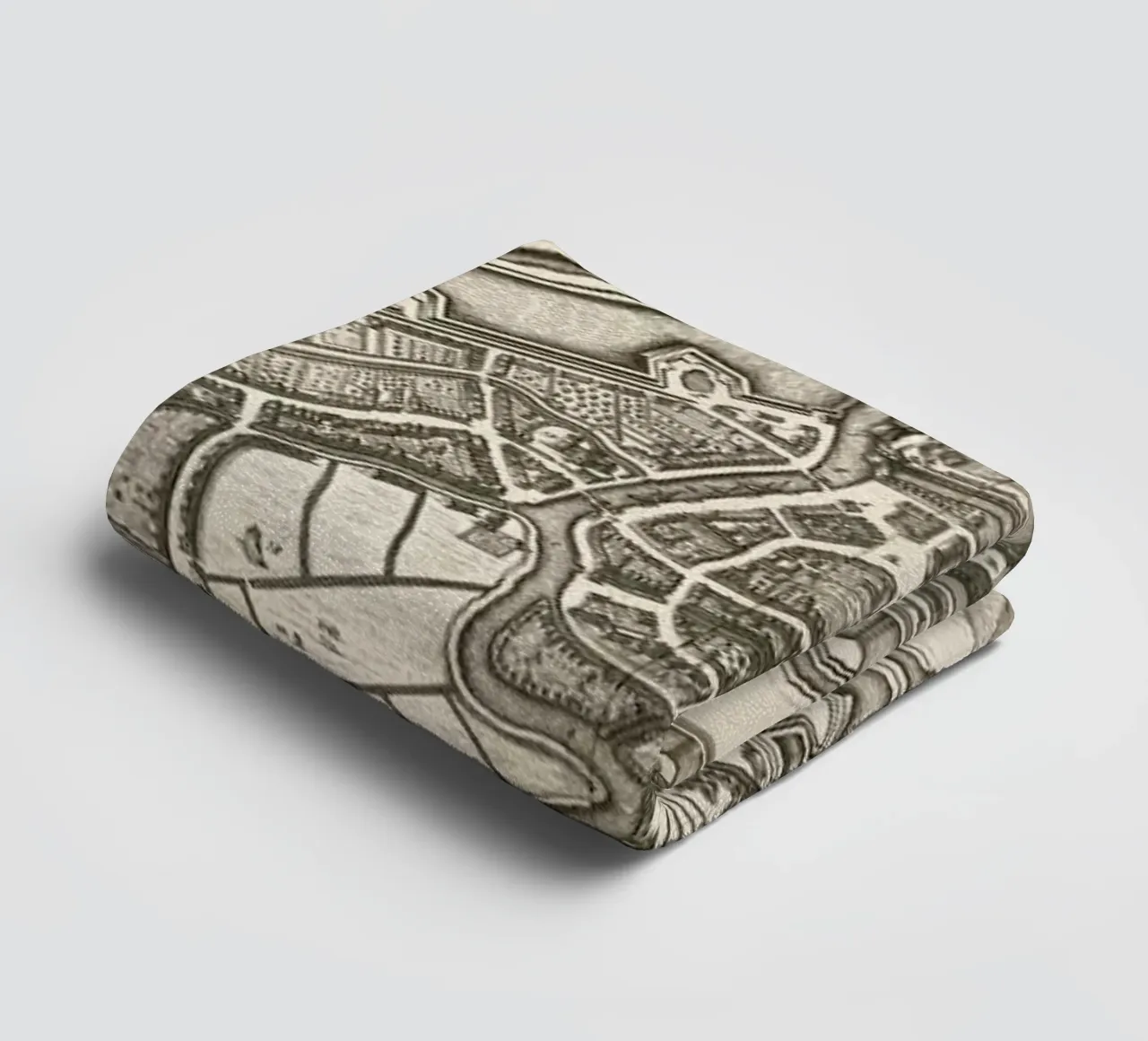 Breda, The Netherlands, 1652 asciugamano da bagno da Artokoloro Quint Lox Ltd