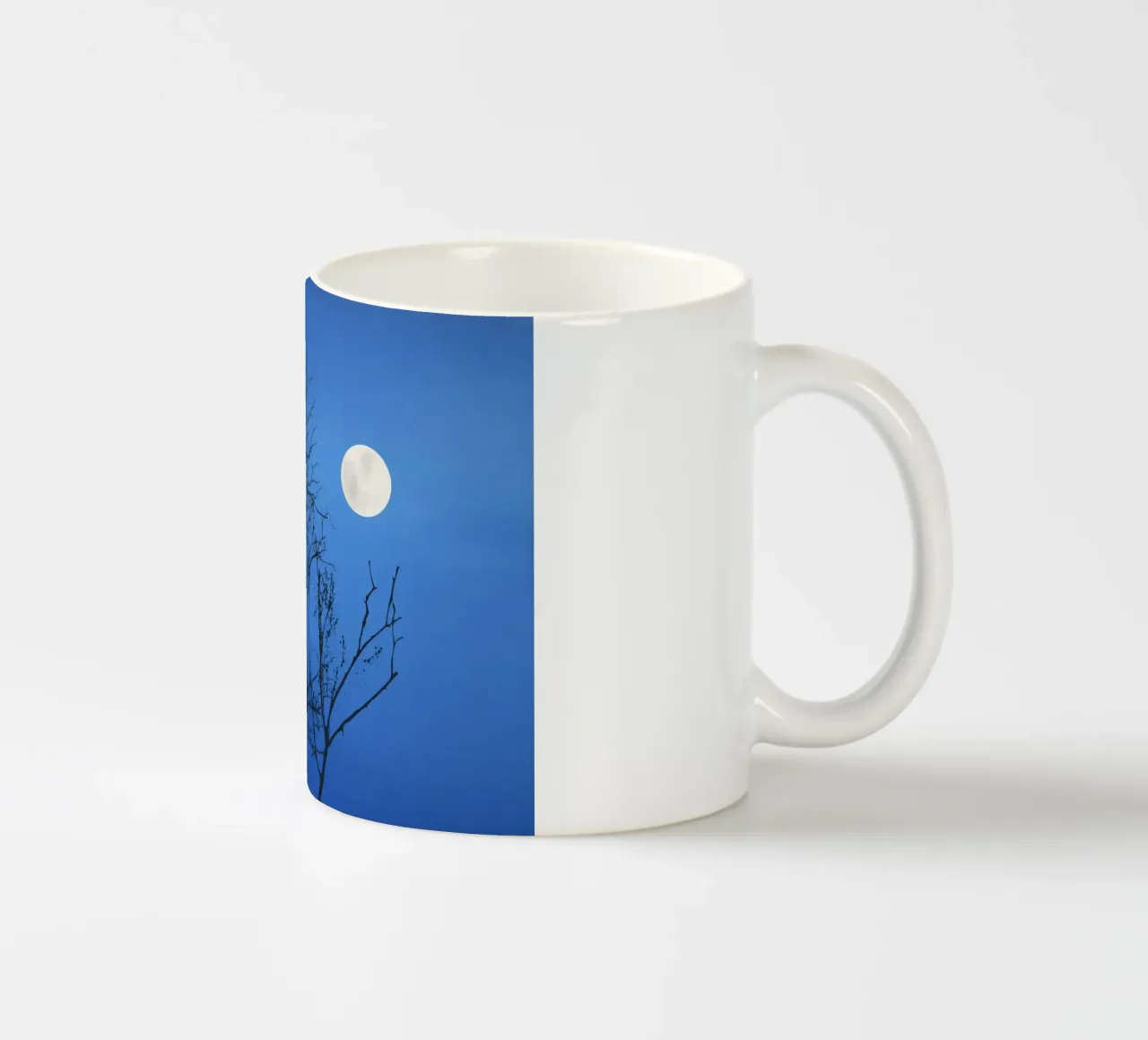 Blu notte di luna piena tazza in ceramica da Little Dean