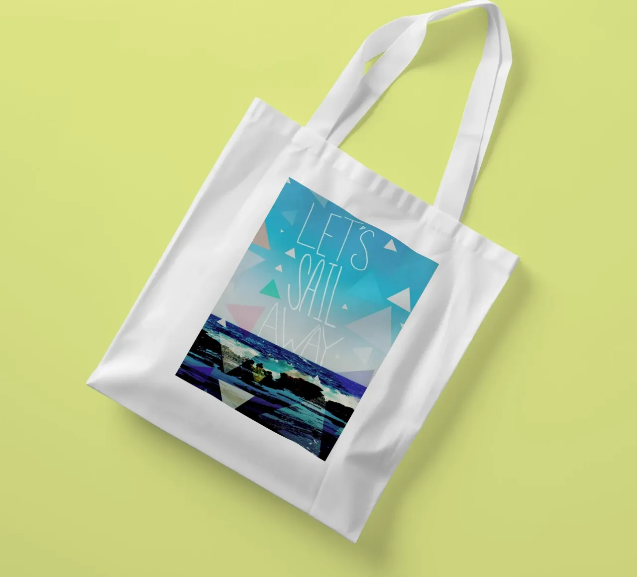Let's Sail Away tote bag by Leah Flores