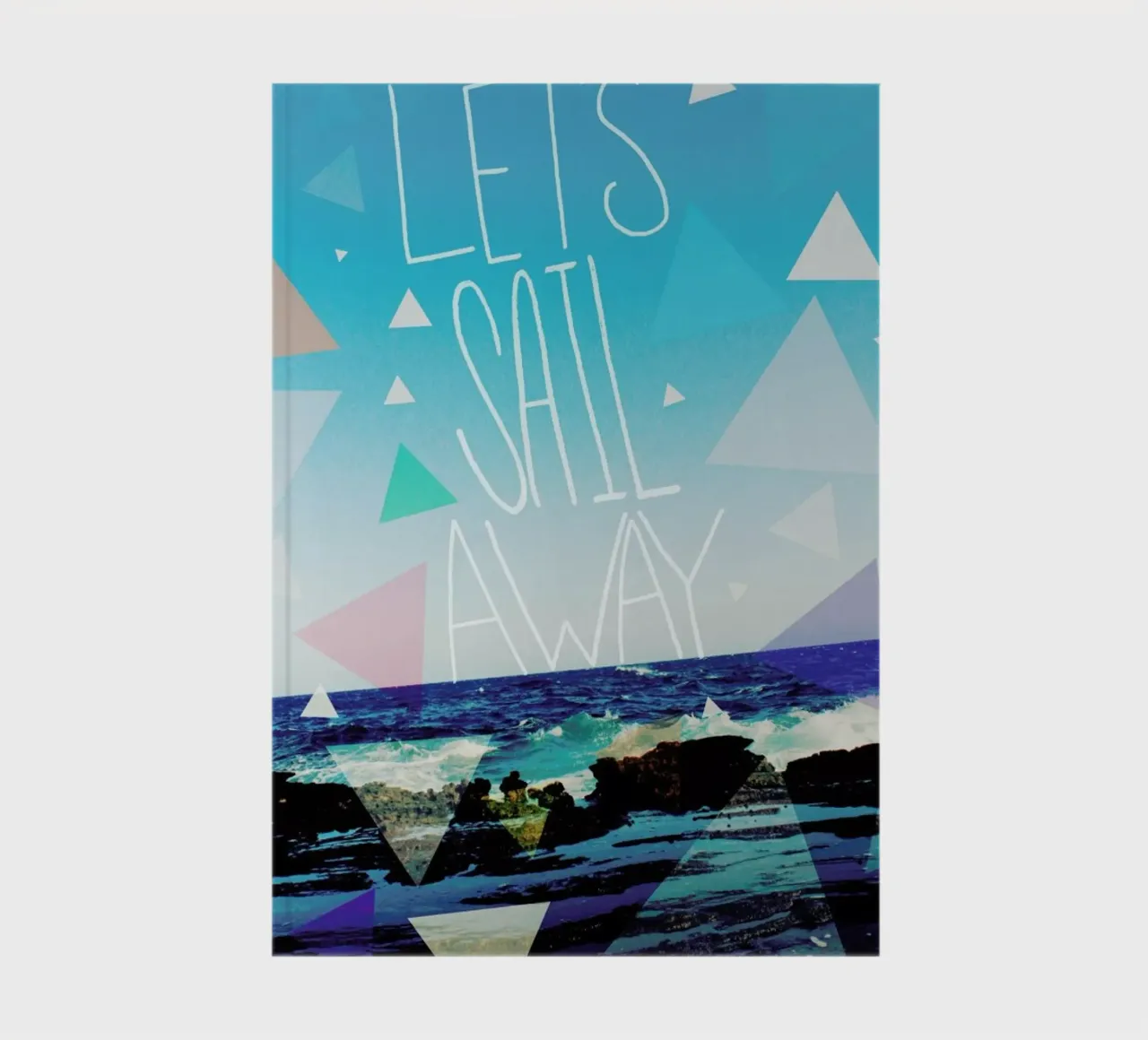 Let's Sail Away notebook by Leah Flores
