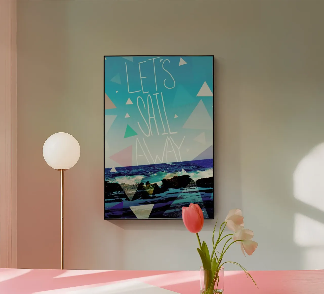 Let's Sail Away plexiglass da Leah Flores