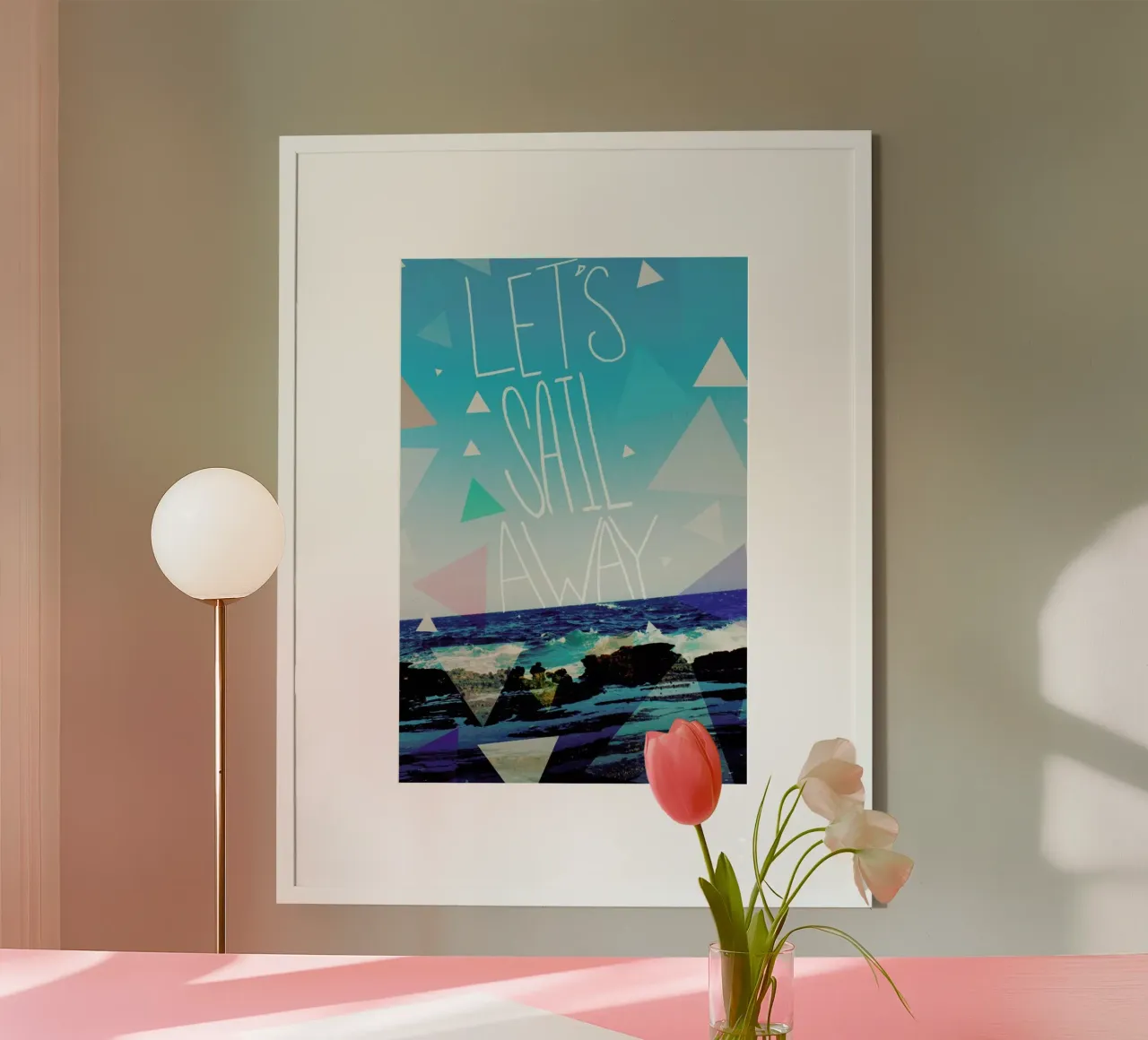 Let's Sail Away poster da Leah Flores