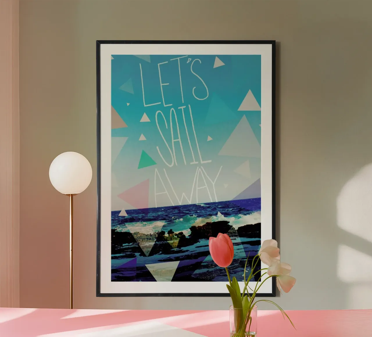 Let's Sail Away poster da Leah Flores