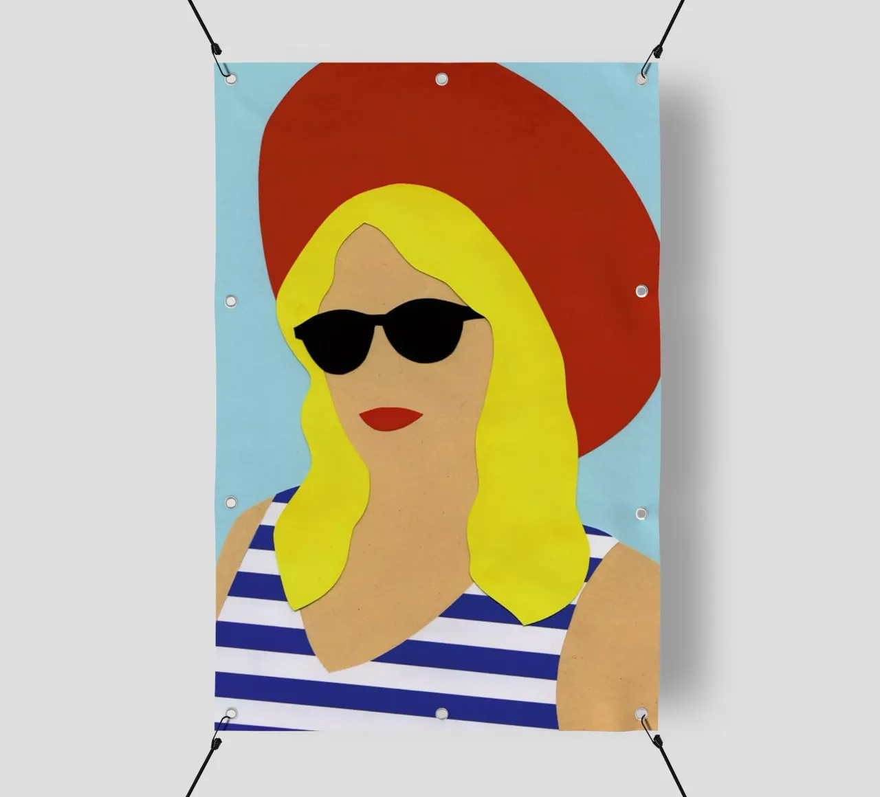 Portrait Of Marli telo in pvc da Rosi Feist