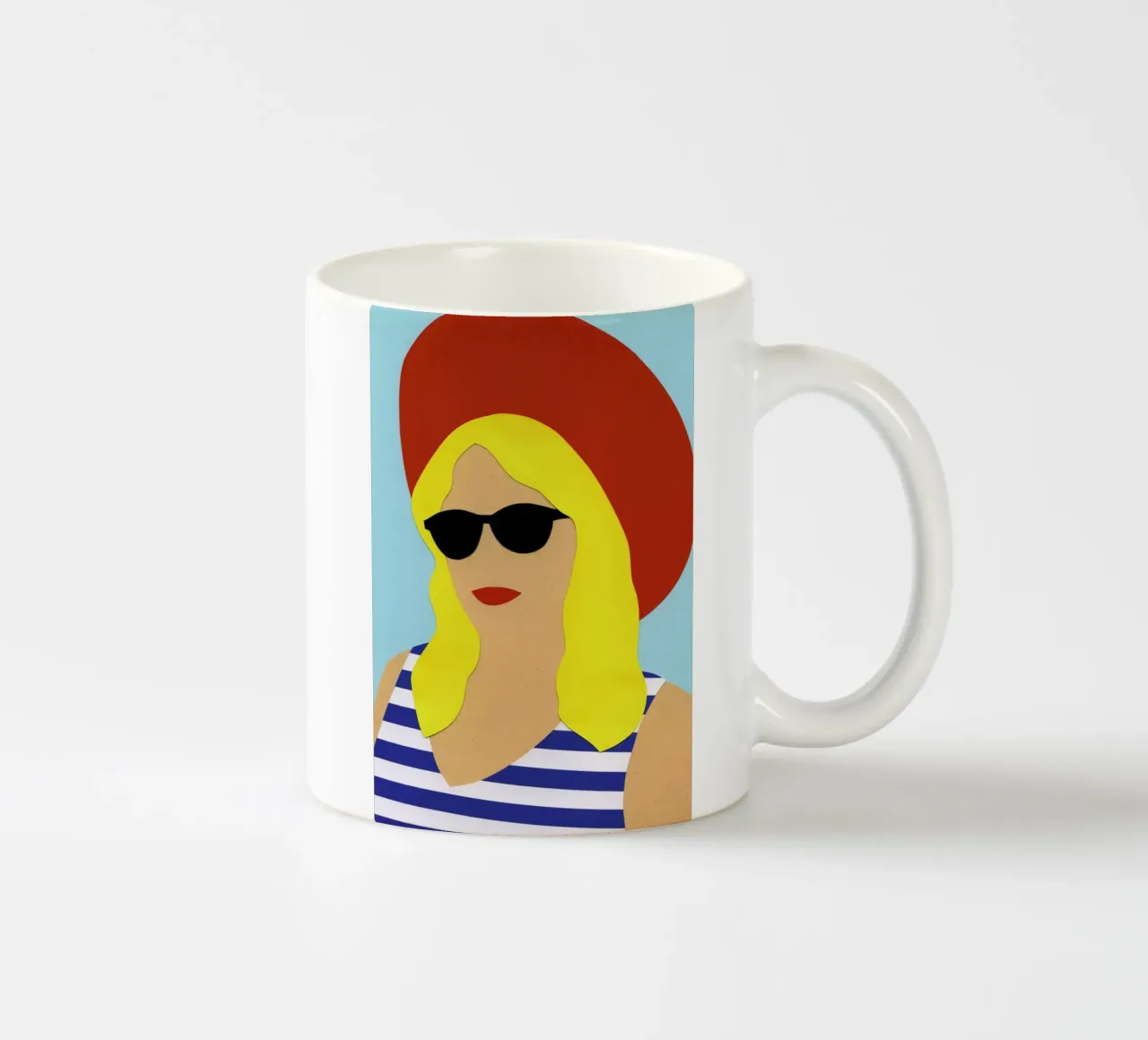 Portrait Of Marli tazza in ceramica da Rosi Feist