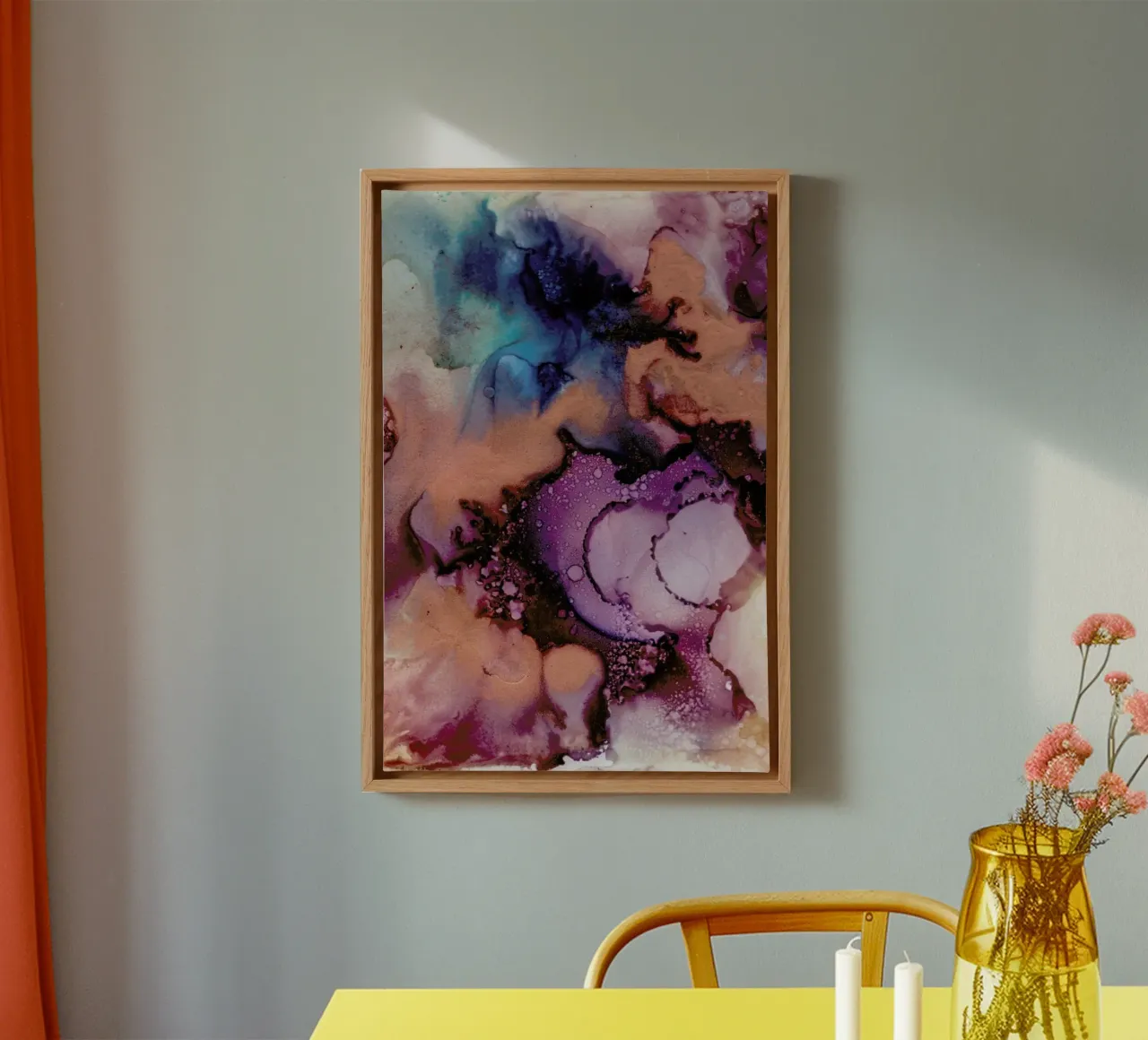 Ink No. 03 tela con Cornice a cassetta da Froilein Juno