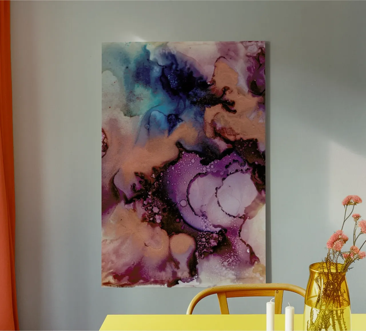 Ink No. 03 tela con Cornice a cassetta da Froilein Juno