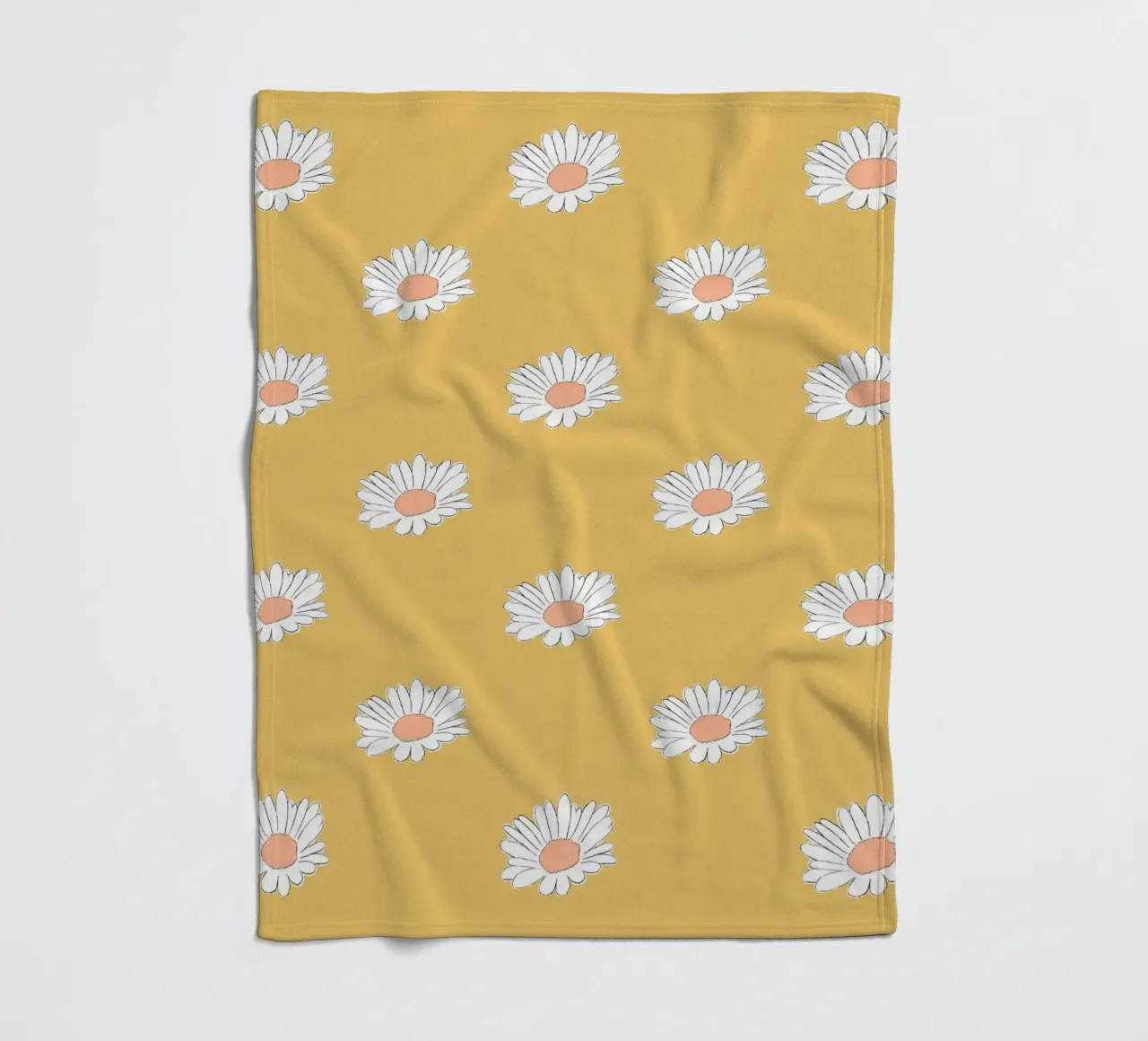 Margeriten pastell gelb coperta in pile da BAINAI