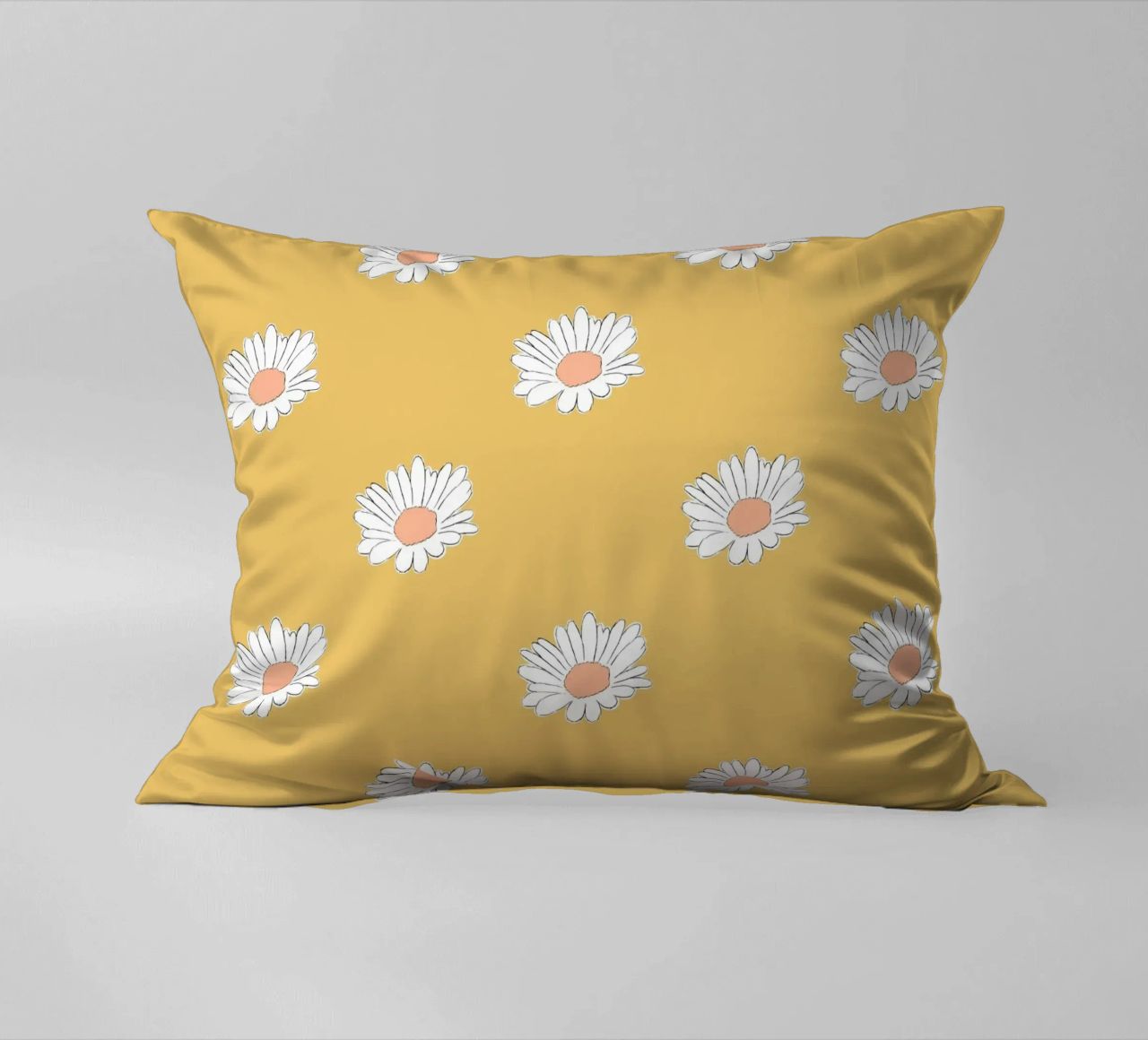 Margeriten pastell gelb cuscino da BAINAI