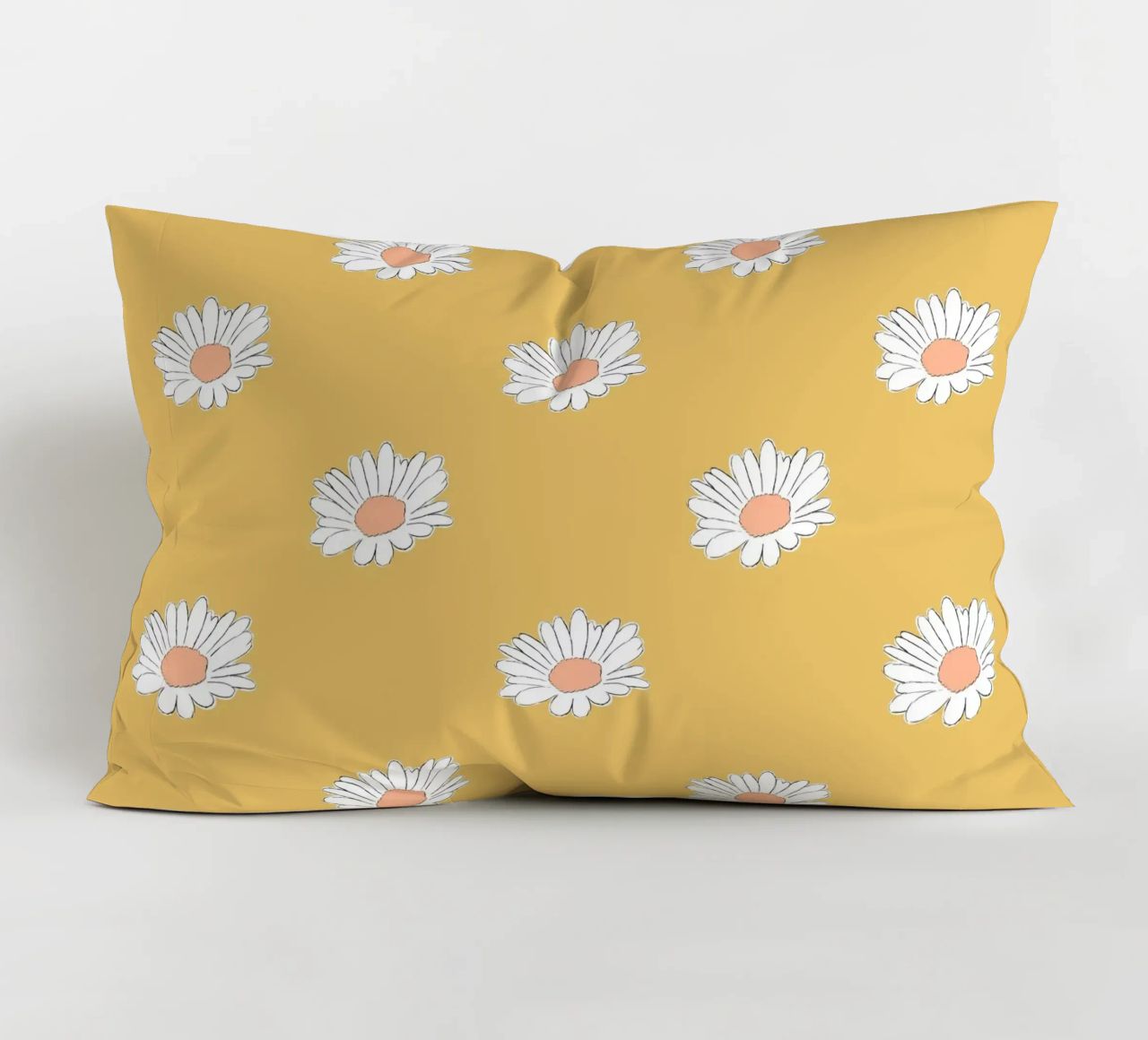 Margeriten pastell gelb cuscino da BAINAI