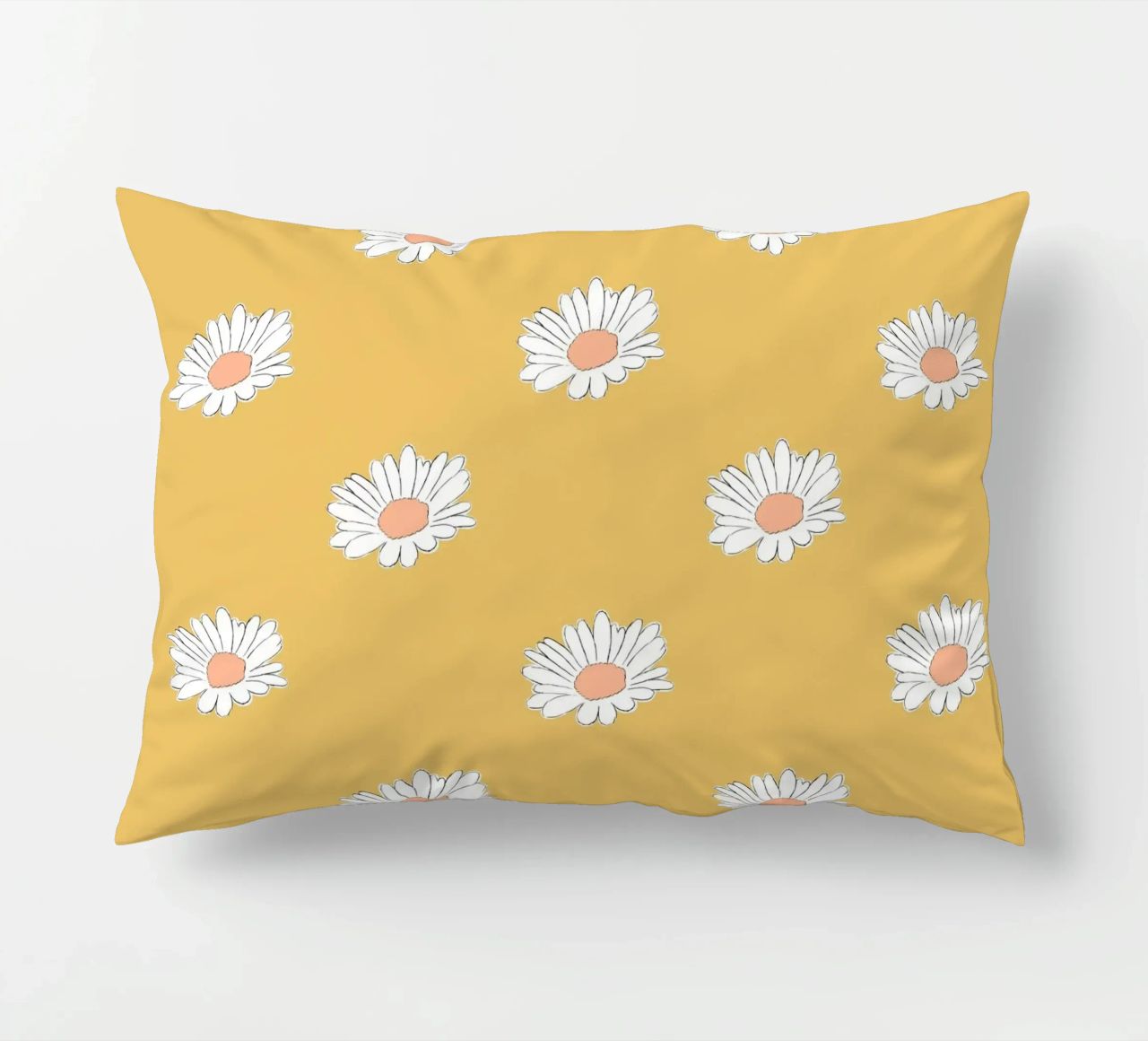 Margeriten pastell gelb cuscino da BAINAI