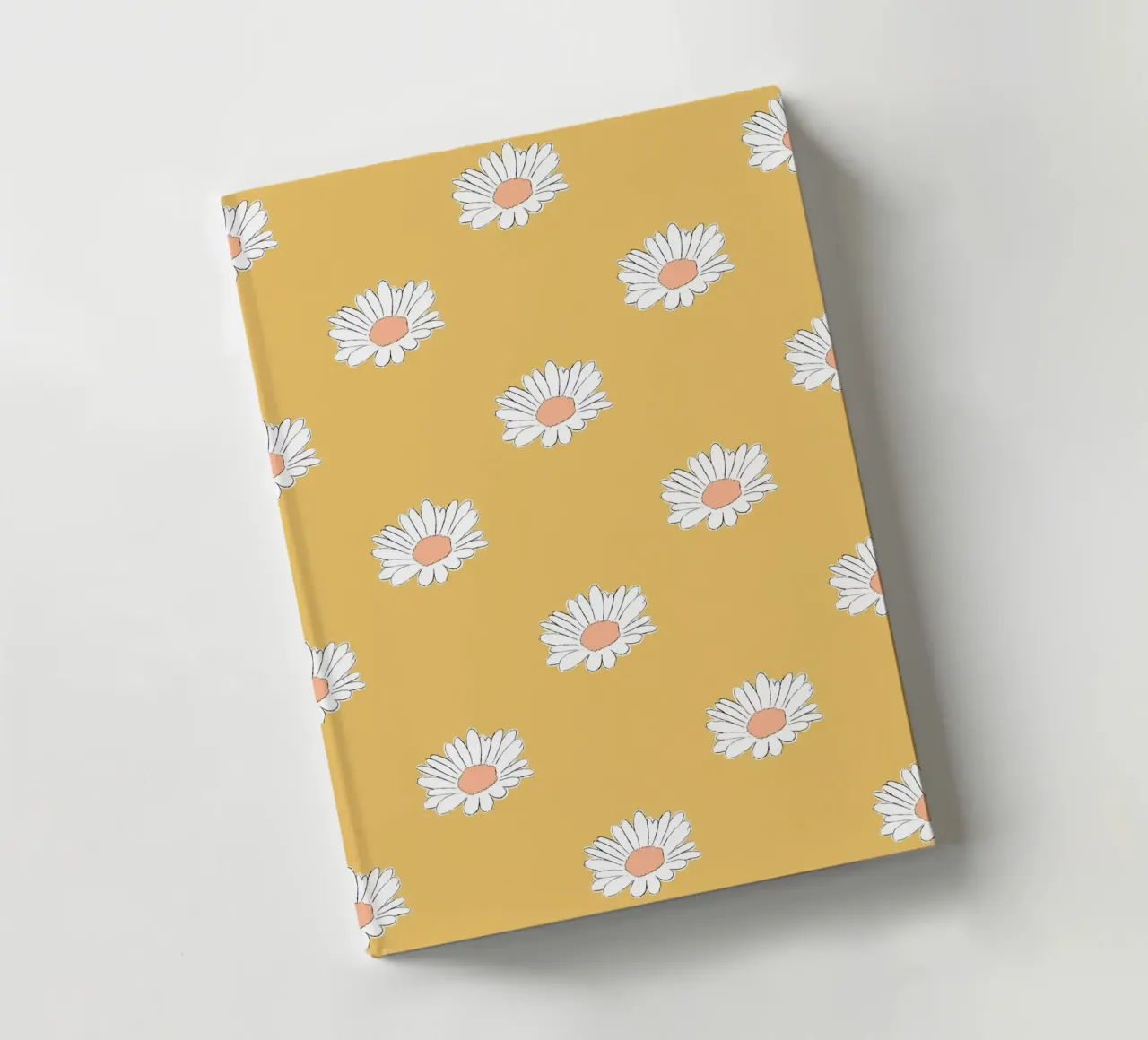 Margeriten pastell gelb notebook by BAINAI