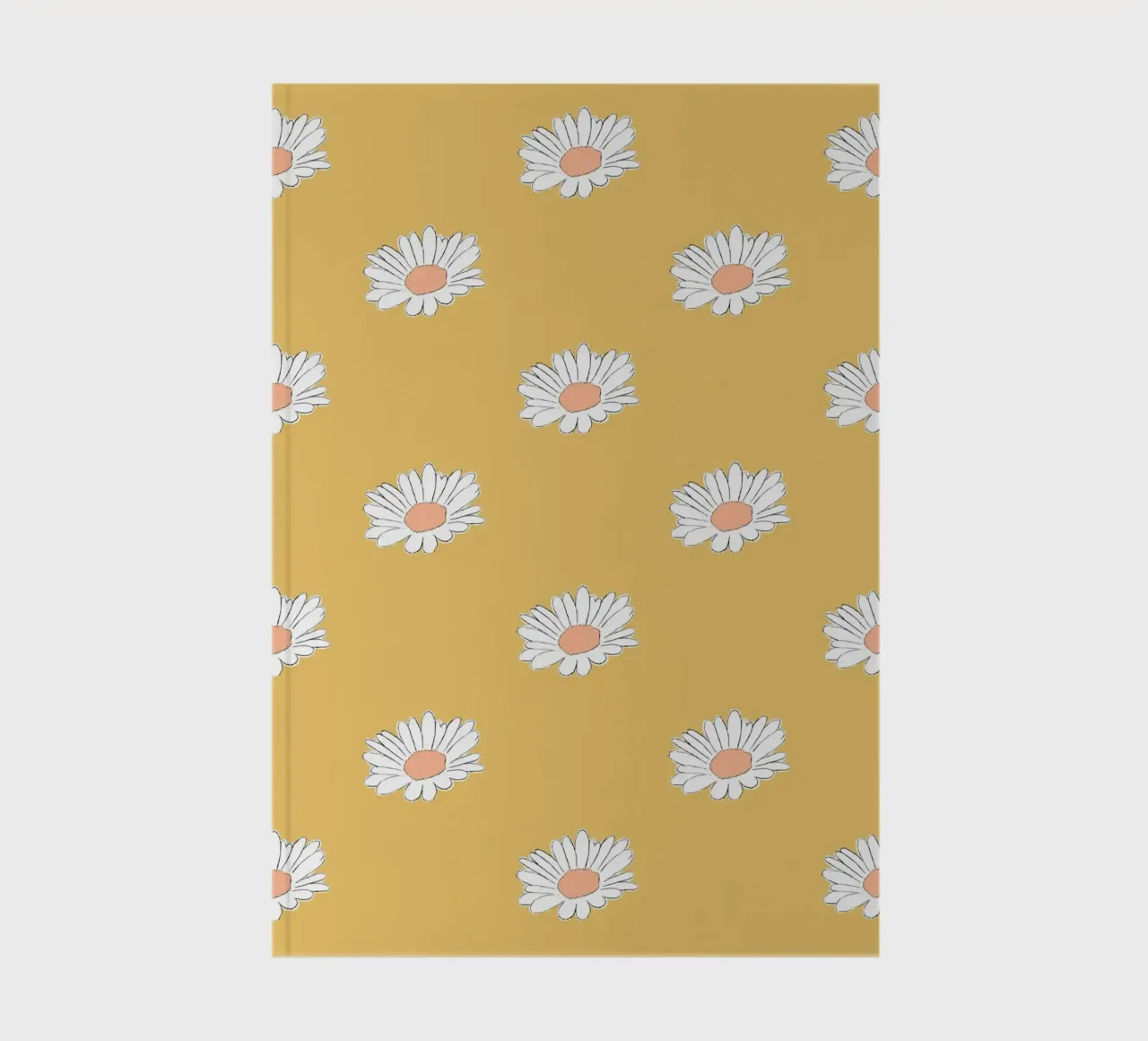 Margeriten pastell gelb notebook by BAINAI