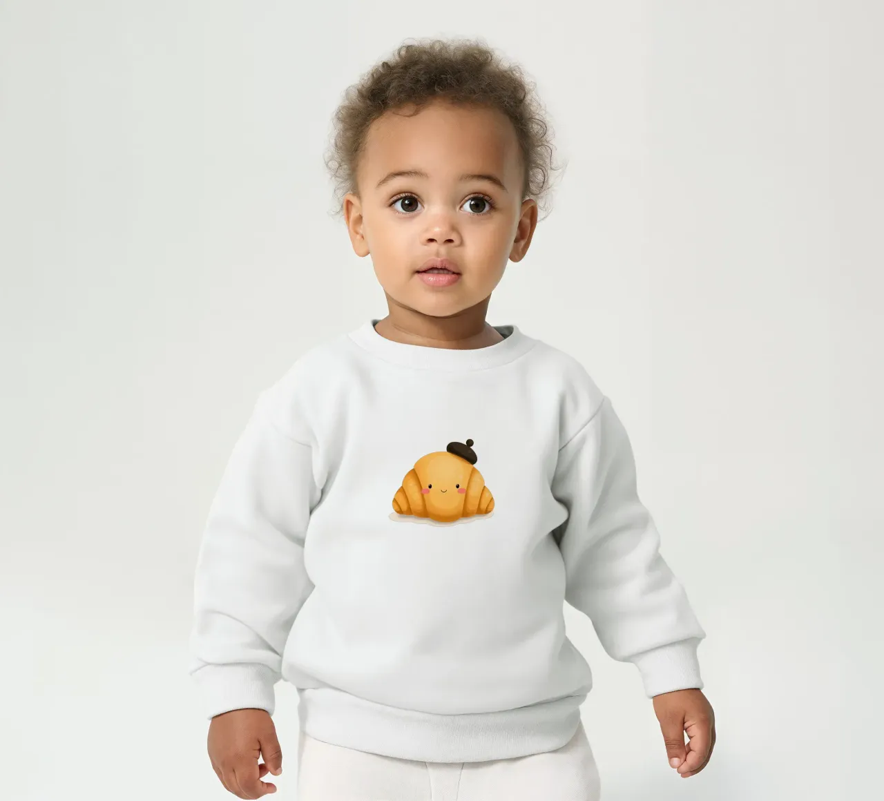 Frenchie Fluff felpa neonato da KidzStudio