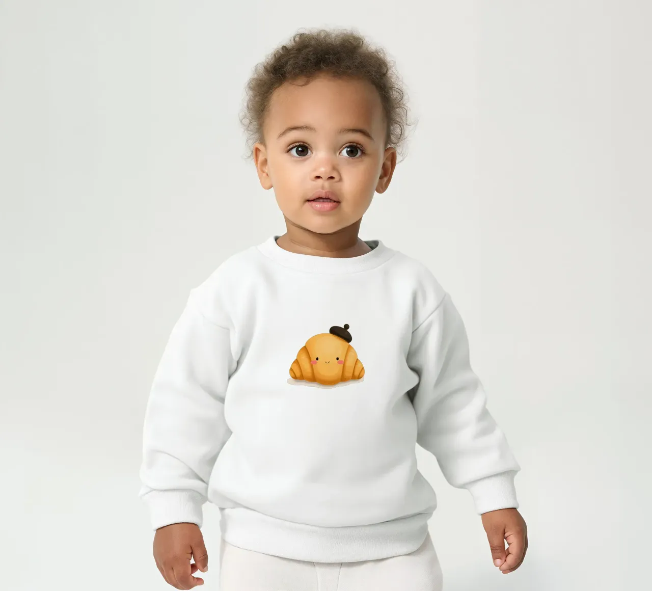 Frenchie Fluff felpa neonato da KidzStudio