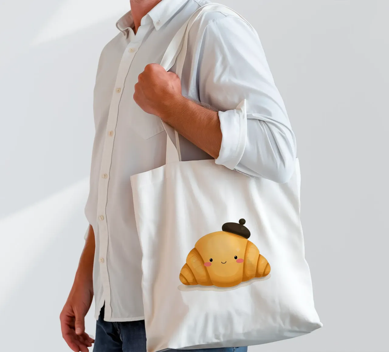 Frenchie Fluff borsa in juta da KidzStudio